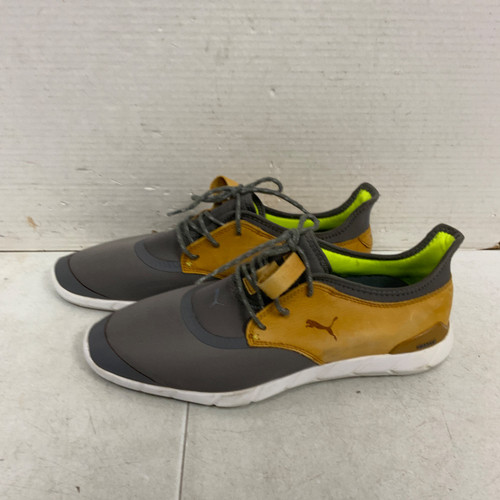 Vist Large View of Product Image Which is Used Puma Mens Golf Shoes Grey Senior 9.5