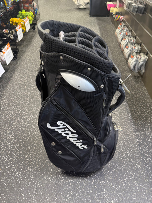 Vist Large View of Product Image Which is Used Titleist TITLEIST BAG Mens Cart Bag Black