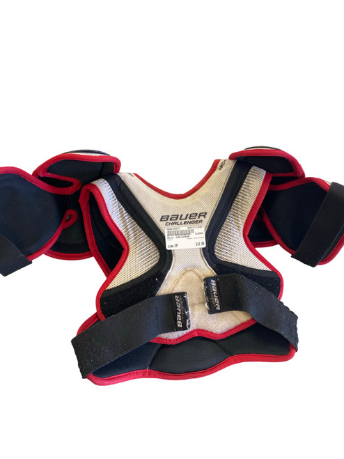 Vist Large View of Product Image Which is Used Bauer CHALLENGER Junior Shoulder Pads SM