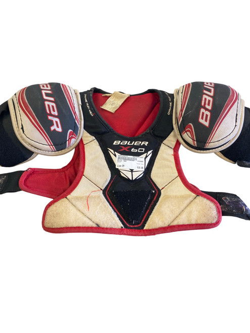 Vist Large View of Product Image Which is Used Bauer X60 Junior Shoulder Pads SM