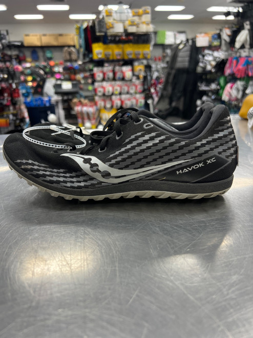 Vist Large View of Product Image Which is Used Saucony HAVOK XC Track & Field Cleats Adult Black Senior 10