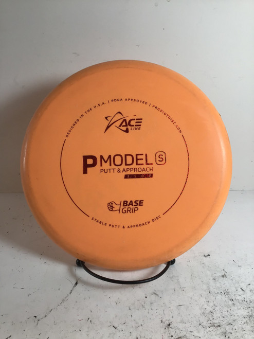 Vist Large View of Product Image Which is Used Prodigy Disc ACE LINE BASE GRIP P MODEL S Disc Golf Putter Orange 174g