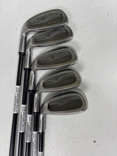 Vist Large View of Product Image Which is Used GOLF TRENDS PURE GOLD Mens Iron Set LH 6I-PW