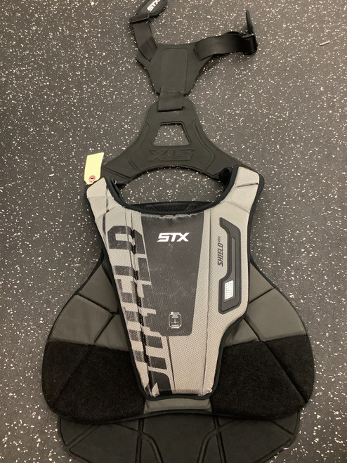 Vist Large View of Product Image Which is Used STX SHIELD 400 LAX Goalie Chest M Black SM