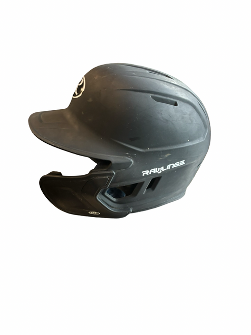 Vist Large View of Product Image Which is Used Rawlings BATTING HELMET Batting Helmet w/Mask Black MD
