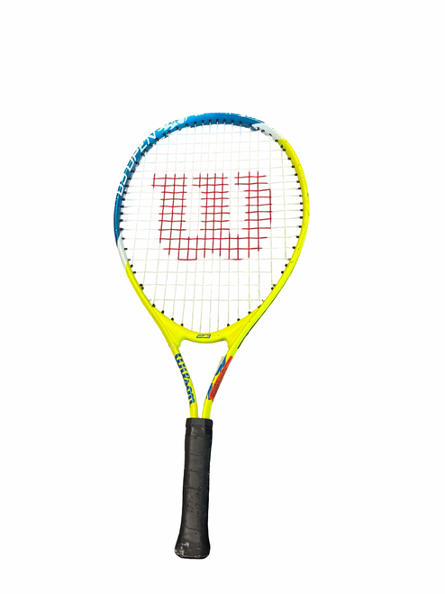 Vist Large View of Product Image Which is Used Wilson US OPEN 23 Junior Tennis Racquet Yellow 23"