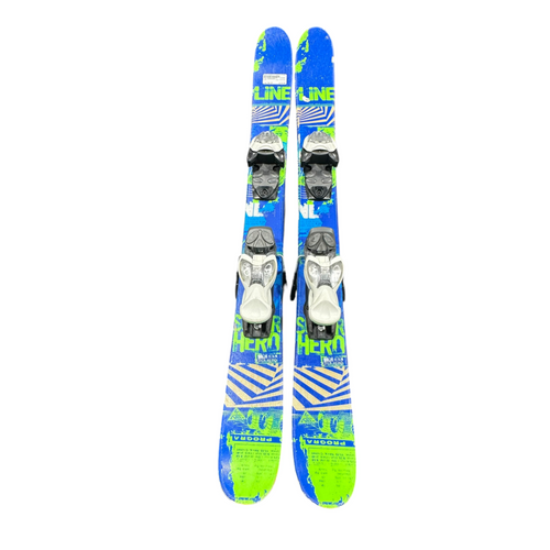 Vist Large View of Product Image Which is Used Line SUPERHERO Boys DH Ski/Binding None 100 cm