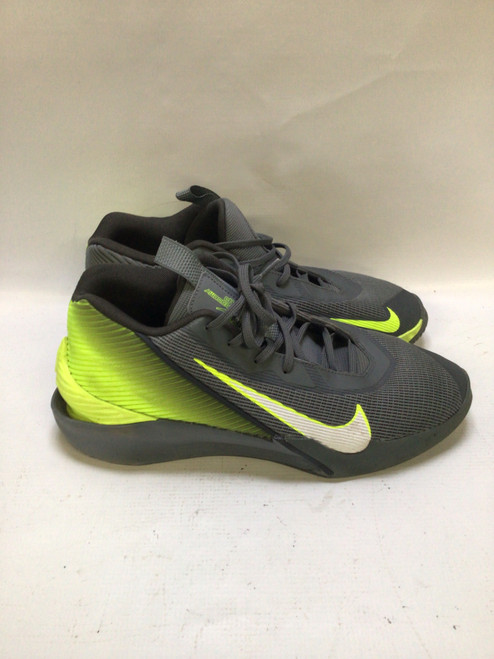 Vist Large View of Product Image Which is Used Nike Basketball Shoes M Yellow And Grey Youth 10.5