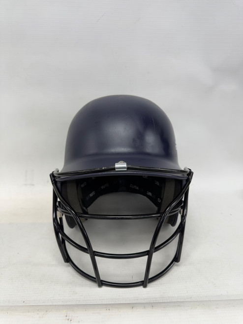 Vist Large View of Product Image Which is Used Adidas BTE00098-NVY Batting Helmet w/Mask Navy Blue SM