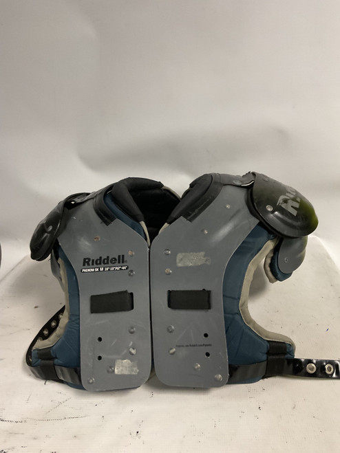 Vist Large View of Product Image Which is Used Riddell PHENOM SK FB Shoulder Pads Grey MD