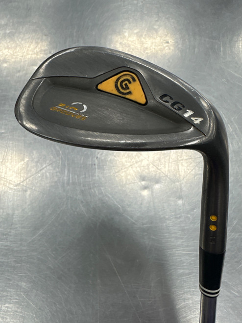 Vist Large View of Product Image Which is Used Cleveland CG14 BLACK PEARL Golf Wedge Mens RH 56 Degree