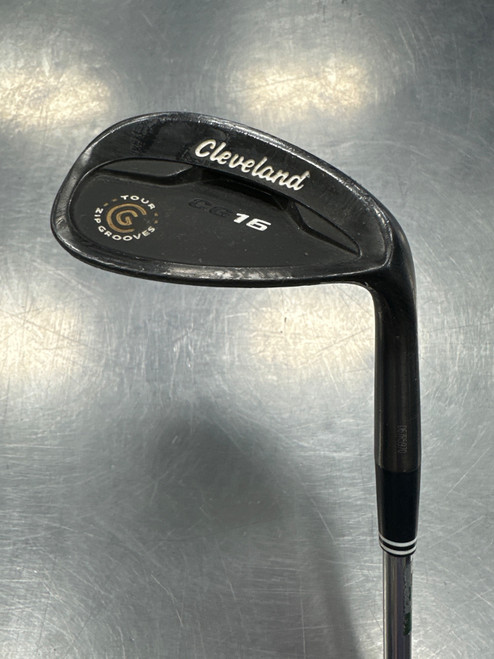 Vist Large View of Product Image Which is Used Cleveland CG16 BLACK Golf Wedge Mens RH 54 Degree