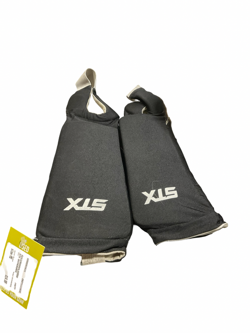 Vist Large View of Product Image Which is Used STX SHINGAURDS Lacrosse Shin Guards Black MD