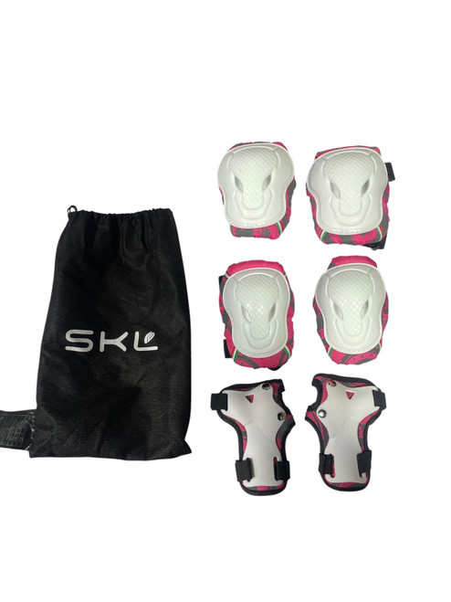 Vist Large View of Product Image Which is Used Inline Protective Set Pink And White SM
