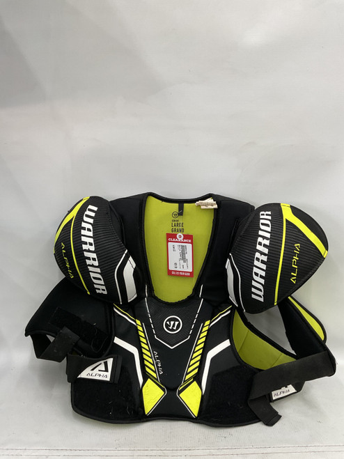 Vist Large View of Product Image Which is Used Warrior ALPHA DX4 Senior Shoulder Pads LG
