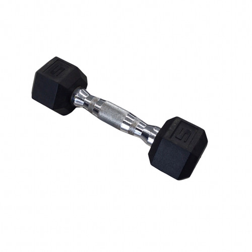 Vist Large View of Product Image Which is Used Hex Dumbbell (Each) 5 lb