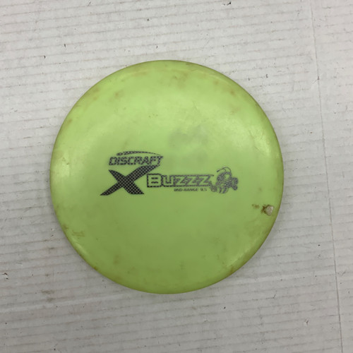 Vist Large View of Product Image Which is Used Discraft X BUZZZ Disc Golf Mid Range Green 174g