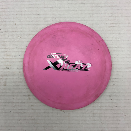 Vist Large View of Product Image Which is Used Discraft X HEAT Disc Golf Driver Pink 175g