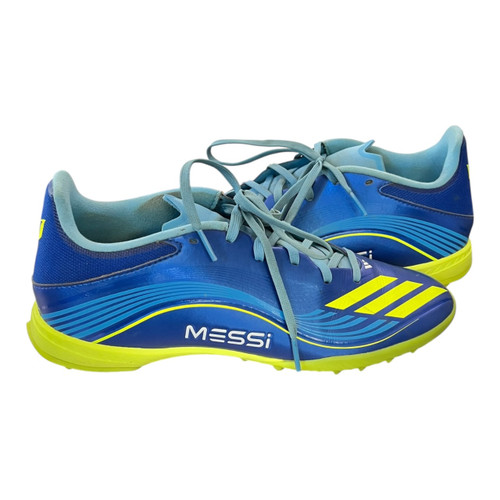 Vist Large View of Product Image Which is Used Adidas Soccer Turf Shoes Royal Blue Senior 8.5