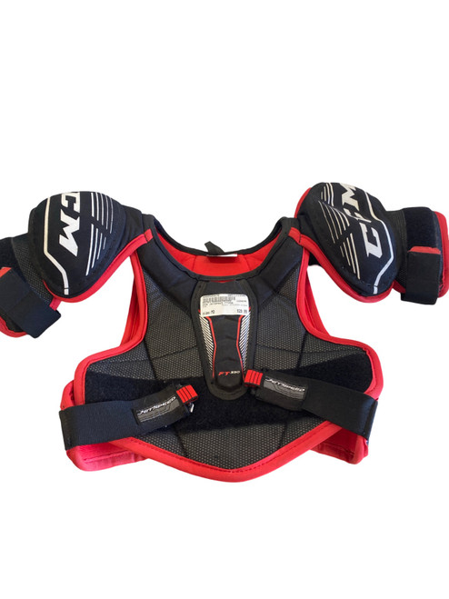 Vist Large View of Product Image Which is Used CCM JETSPEED FT350 Junior Shoulder Pads MD