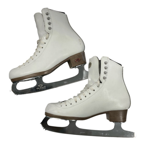 Vist Large View of Product Image Which is Used Riedell WHITE FIGURE SKATE WomensFigure Skate White Senior 5.5
