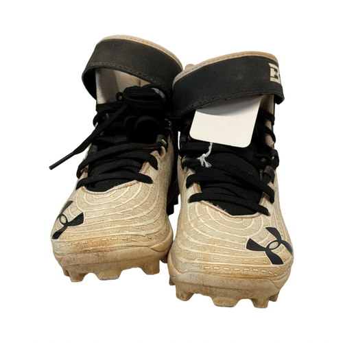 Vist Large View of Product Image Which is Used Under Armour BH BB/SB Cleats White Junior 02