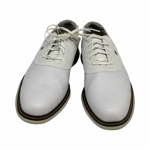 Vist Large View of Product Image Which is Used Foot Joy Mens Golf Shoes White Senior 10.5