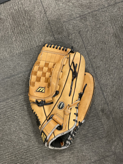 Vist Large View of Product Image Which is Used Mizuno STEERHIDE GLOVE BB/SB Glove LH Throw Brown 14"