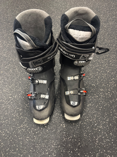 Vist Large View of Product Image Which is Used Salomon QUEST ACCESS R80 Mens DH Ski Boot Black 305 MP - M12.5
