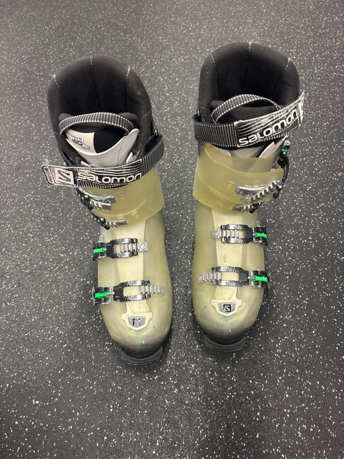 Vist Large View of Product Image Which is Used Salomon XPRO R90 Mens DH Ski Boot Black 305 MP - M12.5
