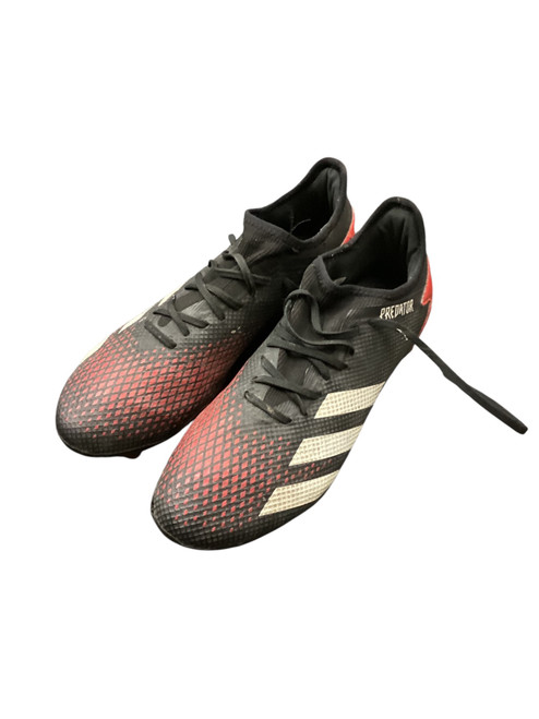 Vist Large View of Product Image Which is Used Adidas Soccer Cleats Black Senior 11