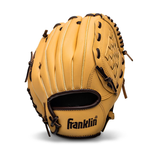 Vist Large View of Product Image Which is New Franklin Field Master Baseball Glove Camel/Brown- 10.5" Left Hand Throw