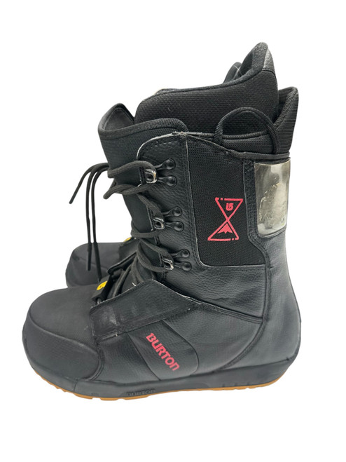 Vist Large View of Product Image Which is Used Burton PROGRESSION Mens Snowboard Boots Black Senior 11.5