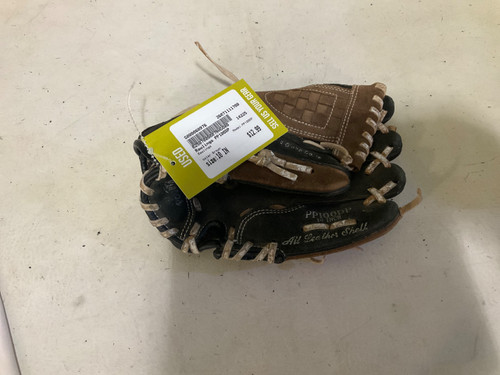 Vist Large View of Product Image Which is Used Rawlings PP100DP BB/SB Glove RH Throw Brown 10"