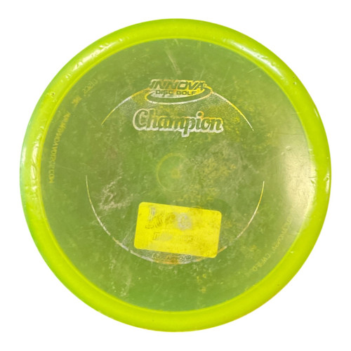 Vist Large View of Product Image Which is Used Innova CHAMP ROC3 Disc Golf Mid Range Yellow 180g