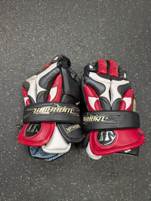 Vist Large View of Product Image Which is Used Warrior SUPER FREAK GLOVES Lacrosse Gloves Mens Black 13"