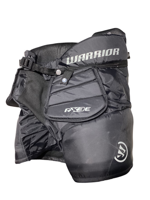 Vist Large View of Product Image Which is Used Warrior RX3E Junior Goalie Pant Black SM