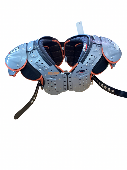 Vist Large View of Product Image Which is Used Schutt XV HD FB Shoulder Pads Grey LG