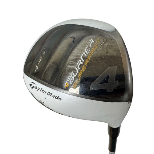 Vist Large View of Product Image Which is Used Taylormade BURNER SUPERFAST 2.0 Men's RH 4 Wood Stiff Flex Graphite Shaft