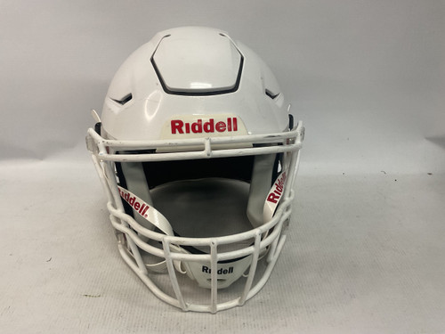 Vist Large View of Product Image Which is Used Riddell SPEED FLEX FB Helmet White MD