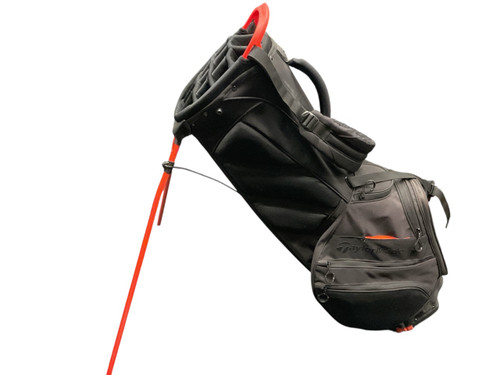 Vist Large View of Product Image Which is Used Taylormade FLEX TECH Mens Stand Bag Black
