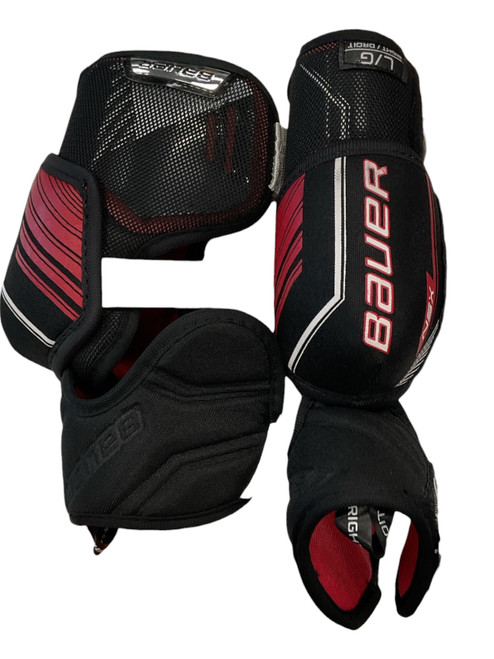 Vist Large View of Product Image Which is Used Bauer NSX Junior Elbow Pads LG