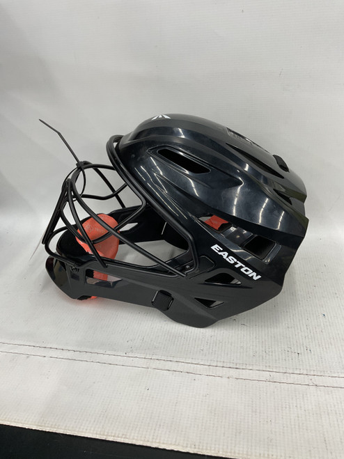 Vist Large View of Product Image Which is Used Easton CATCHER HELMET BLACK Catchers Helmet w/Mask Black SM