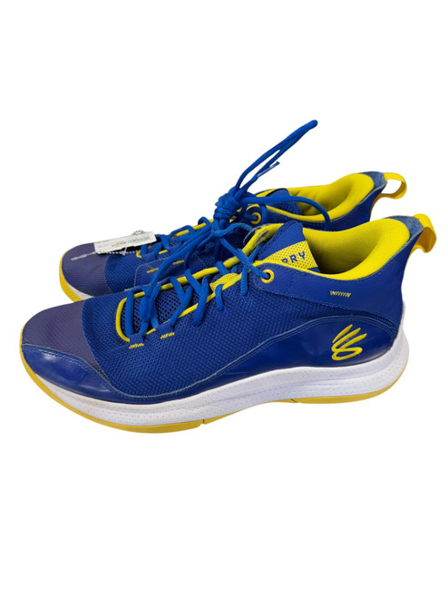 Vist Large View of Product Image Which is Used Under Armour Basketball Shoes M Navy Blue Senior 11
