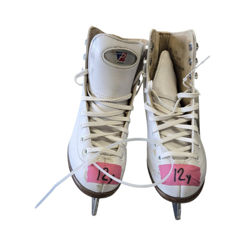 Vist Large View of Product Image Which is Used Riedell 12Y OPAL SKATES Girls Figure Skate White Youth 12.0