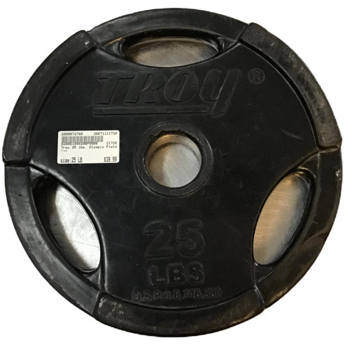 Vist Large View of Product Image Which is Used Troy Olympic Plate (Each) 25 lb