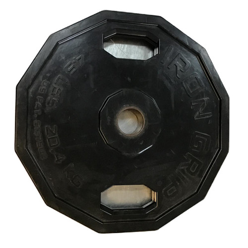 Vist Large View of Product Image Which is Used Iron Grip Olympic Plate (Each) 45 lb