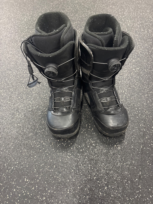 Vist Large View of Product Image Which is Used Ride ANTHEM BOA COILER Mens Snowboard Boots Black Senior 10