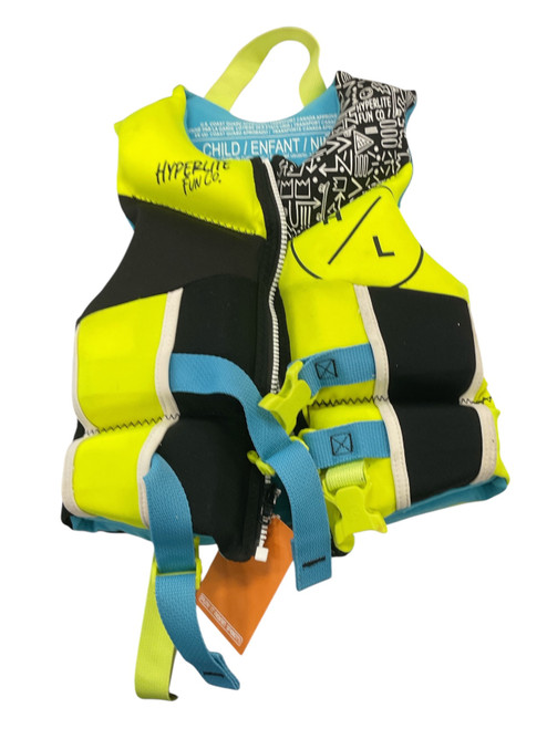 Vist Large View of Product Image Which is Used Hyperlite Child PFD Yellow Child 30-50