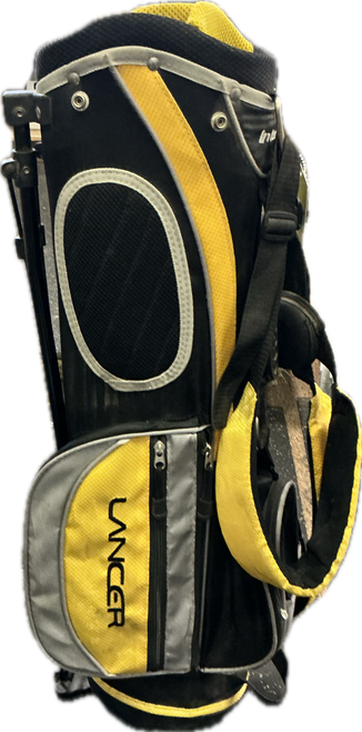 Vist Large View of Product Image Which is Used LANCER Jr Stand Bag Black And Yellow